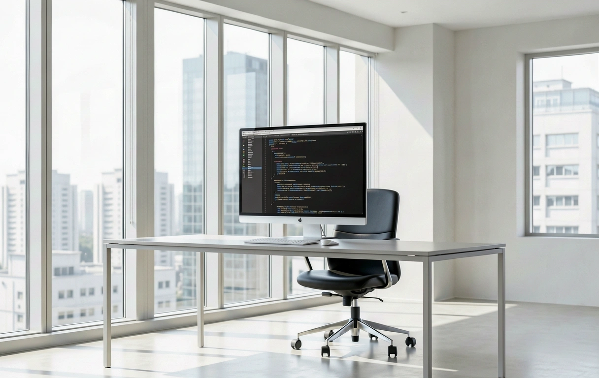 Professional IT workspace in Seoul